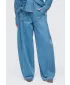 Dámske nohavice OMBRE OW-PA-E0017 BLUE