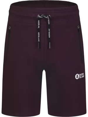 Pánske bavlnené kraťasy NORDBLANC RELAXEDFIT NBSPM8254 FIALOVÁ