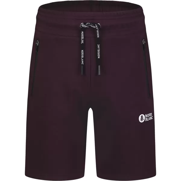  Pánske bavlnené kraťasy NORDBLANC RELAXEDFIT NBSPM8254 FIALOVÁ 