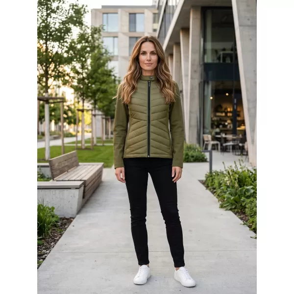  Dámska hybridná bunda MALFINI PREMIUM CROSS 556 AVOCADO GREEN 