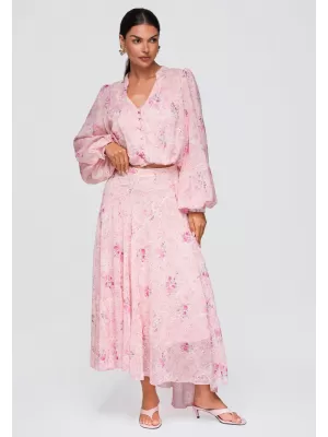 Dámska košeľa OMBRE OW-SH-E0058 PINK