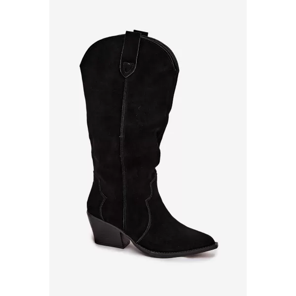  Dámske čižmy BOTO 6396 BLACK 