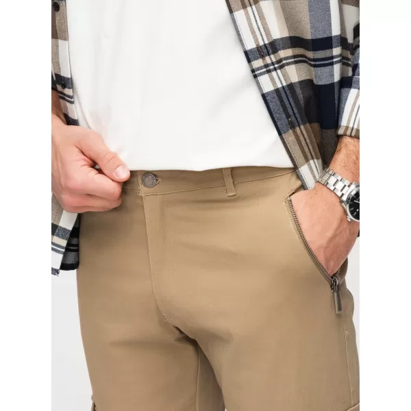 Pánske nohavice OMBRE P1517 KHAKI 