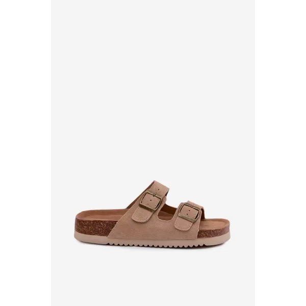  Dámske šľapky BOTO 2832 KHAKI 