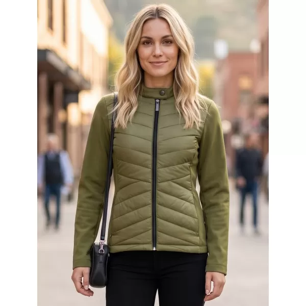 Dámska hybridná bunda MALFINI PREMIUM CROSS 556 AVOCADO GREEN 
