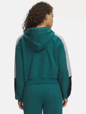 Dámska mikina UNDER ARMOUR SPORT TERRY TREND HOODIE 6009705-338 ZELENÁ
