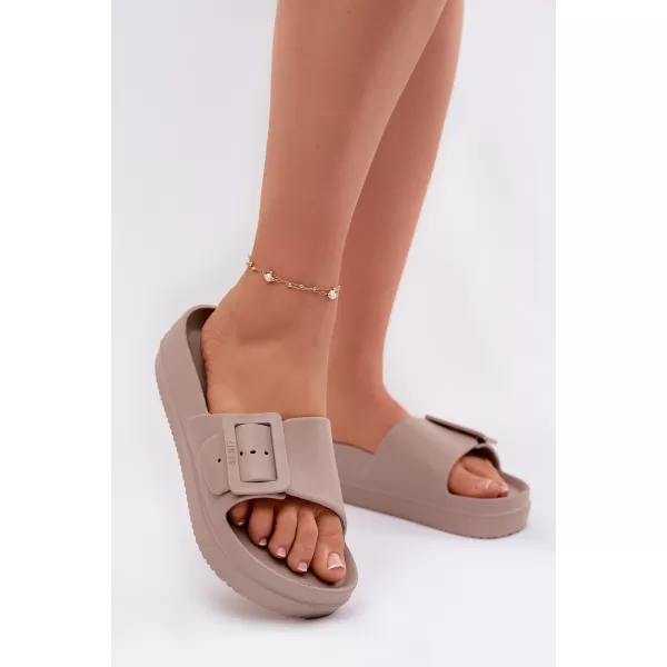  Dámske šľapky BIG STAR SHOES TT274A079 BEIGE 