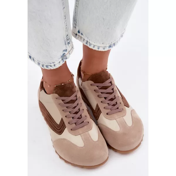  Dámske tenisky ZAZOO N1400/ BROWN 