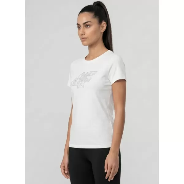  Dámske tričko 4F WMM00TTSHF3309 WHITE 