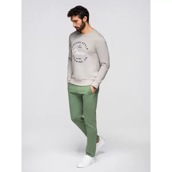  Pánske tepláky OMBRE OM-PABS-0304 GREEN 