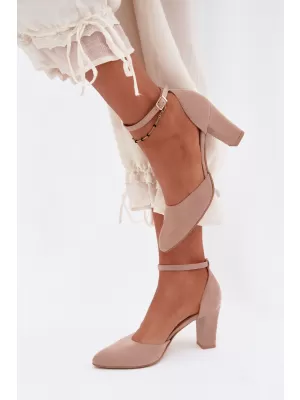 Dámske lodičky ZAZOO 823 BEIGE
