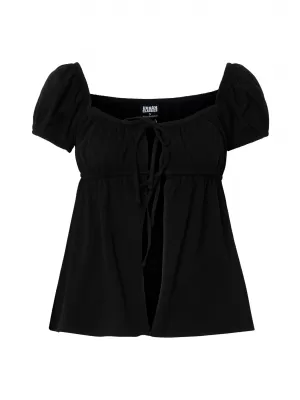 Dámske tričko URBAN CLASSICS TB8177-00007 BLACK