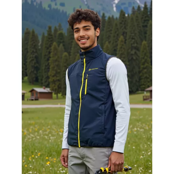  Pánska vesta ALPINE PRO NERC 2 MOONLIT OCEAN 