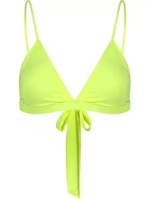 Dámske bikiny - vrchný diel NORDBLANC WATERFALL NBSSS8213 ŽIARIVO ŽLTÁ