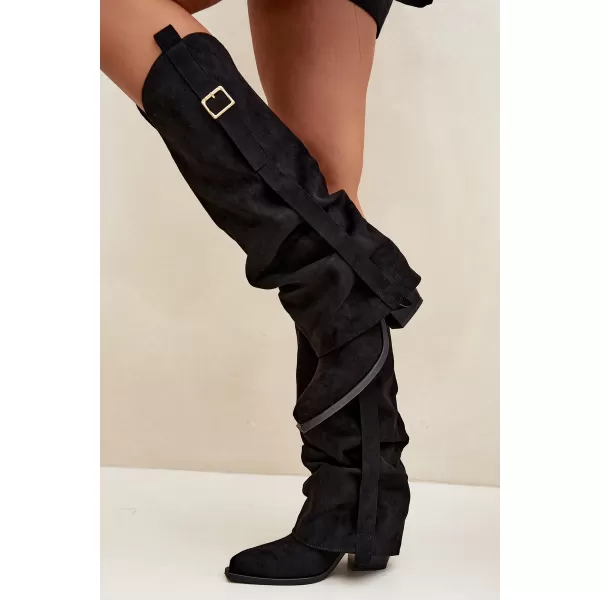  Dámske čižmy BOTO 7699A BLACK 