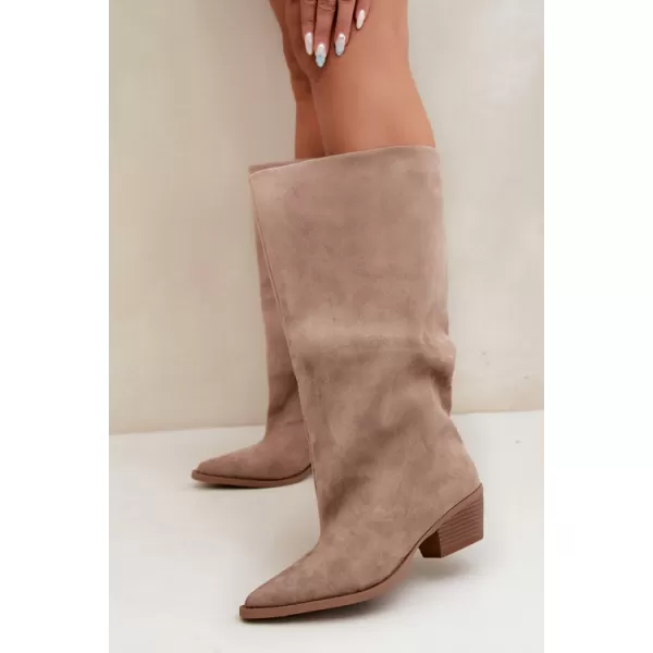  Dámske čižmy BOTO 2578A BEIGE 