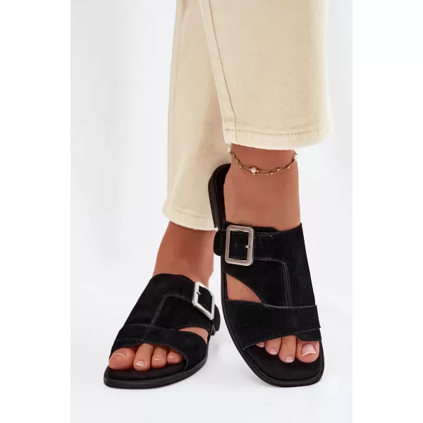  Dámske šľapky BIG STAR SHOES TT274477 BLACK 