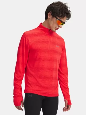 Pánske tričko UNDER ARMOUR VELOCITI 1/4 ZIP 6010887-713 ČERVENÁ