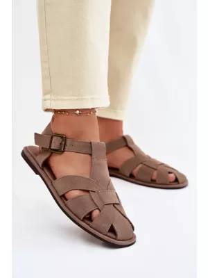 Dámske sandále BIG STAR SHOES TT274250 BEIGE