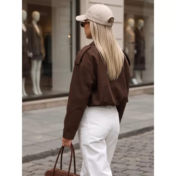  Dámska bunda DSTREET TY5956 HNEDÁ 