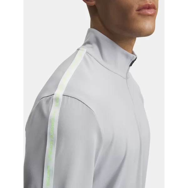  Pánske tričko UNDER ARMOUR TECH TAPING 1/2 ZIP 6012357-011 ŠEDÁ 