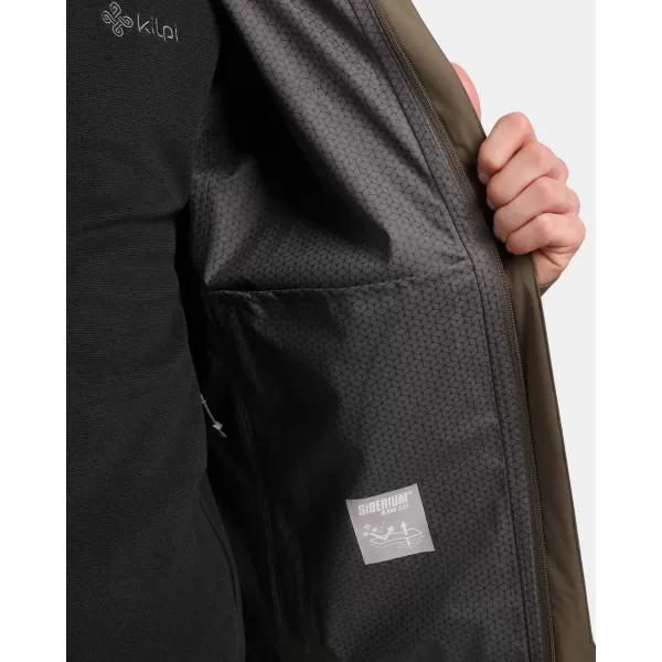  Pánska hardshellová bunda KILPI MONTANA-M 1M0102KI KHAKI 