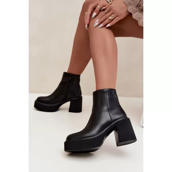  Dámske členkové topánky BOTO 5303 BLACK 