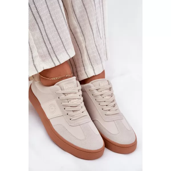  Dámske tenisky BIG STAR SHOES RR274806 BEIGE 