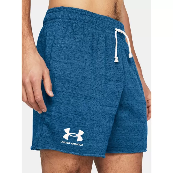  Pánske kraťasy UNDER ARMOUR RIVAL TERRY 6IN SHORT 1382427-406 MODRÁ 