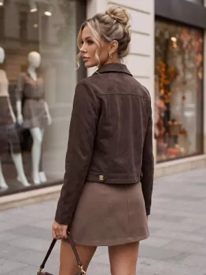Dámska bunda DSTREET TY5881 HNEDÁ