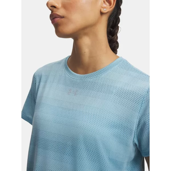  Dámske tričko UNDER ARMOUR VELOCITI SHORTSLEEVE 6009540-425 MODRÁ 