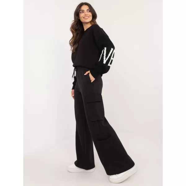  Dámske nohavice SUBLEVEL D10608BC62434A2 NOIRE 