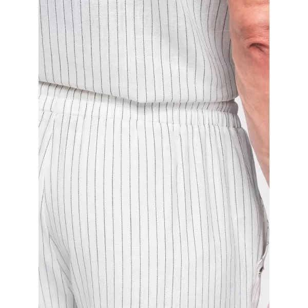  Pánske nohavice OMBRE OM-PACP-0311 OFF-WHITE 