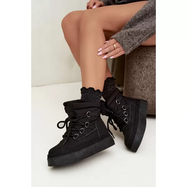  Dámske snehule BIG STAR SHOES UU274189 BLACK 