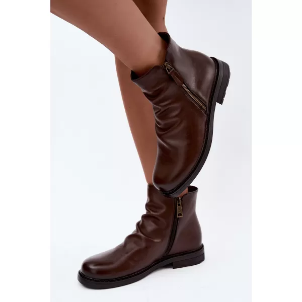  Dámske čižmy VINCEZA 58683 BROWN 