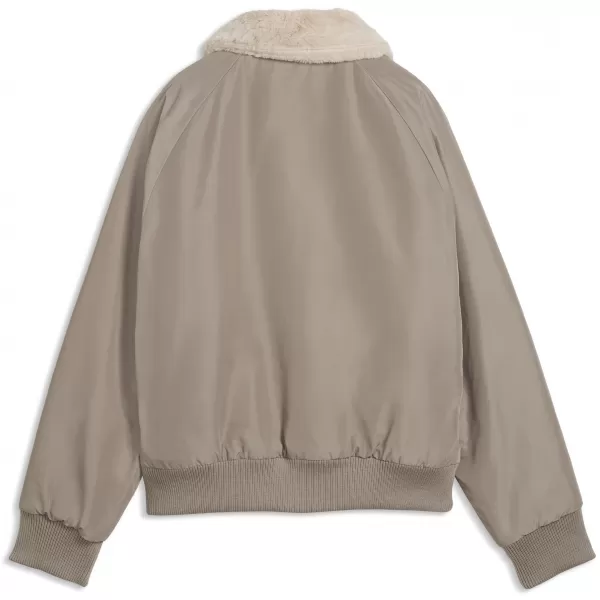  Dámska bunda PUMA REVERSIBLE BLOUSON HIGH LOFT LINING JACK 69456681 MOUSE GRAY 