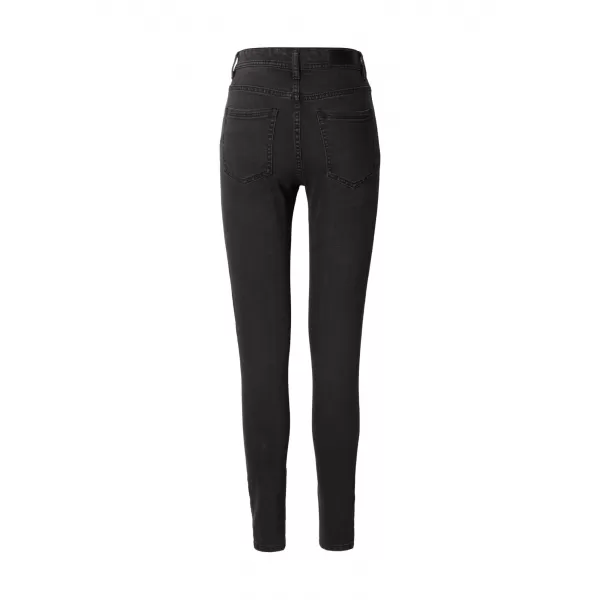  Dámske nohavice URBAN CLASSICS TB8370 BLACK WASHED 