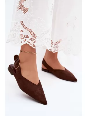 Dámske baleríny BOTO 9755 BROWN