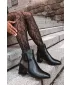 Dámske členkové topánky VINCEZA 58660 BLACK
