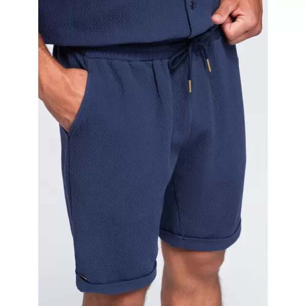  Pánske kraťasy OMBRE OM-SRCS-0207 NAVY BLUE 
