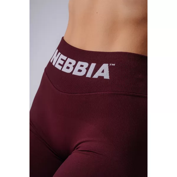  Dámske legíny NEBBIA FLOW SEAMLESS 496 BORDO 