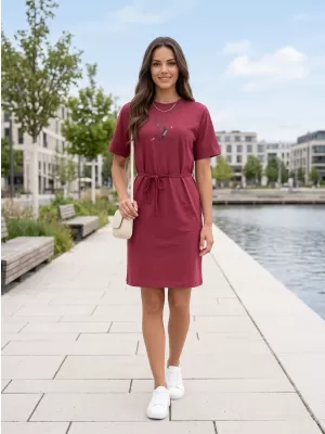 Dámske šaty ALTISPORT ALW091816 GARNET