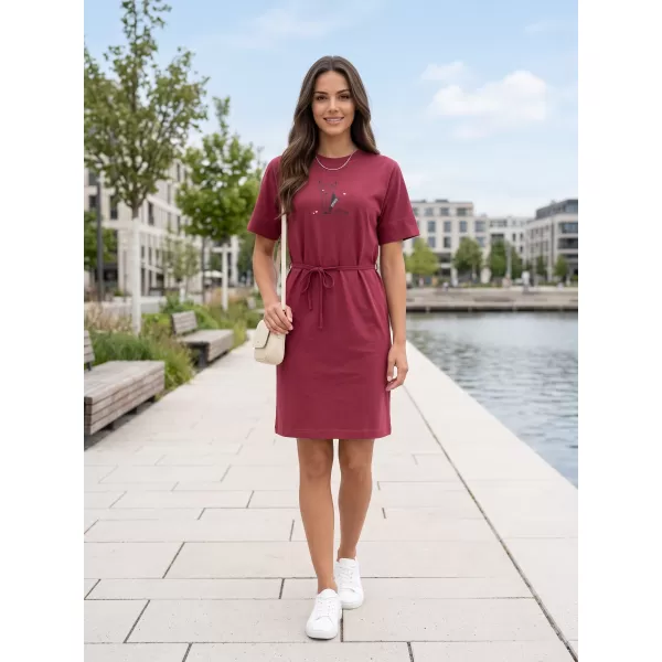  Dámske šaty ALTISPORT ALW091816 GARNET 
