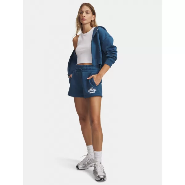  Dámske kraťasy UNDER ARMOUR ICON FLC NOV SHORT 6010982-498 MODRÁ 