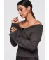 Dámsky sveter OMBRE OW-SW-E0011 BROWN