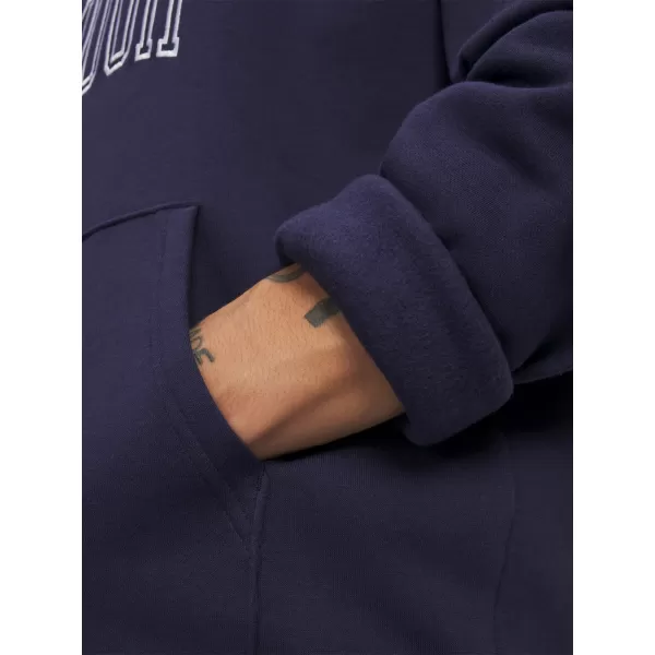  Pánska mikina UNDER ARMOUR RIVAL FLEECE NOV HOODIE 6009353-410 MODRÁ 