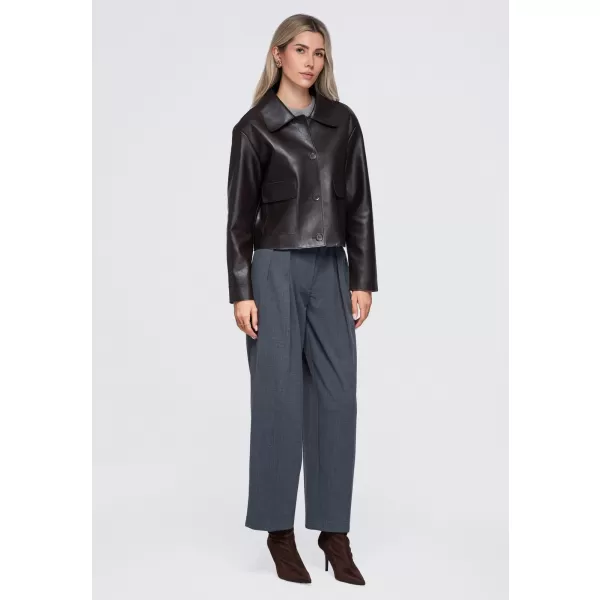  Dámska bunda OMBRE OW-JT-E0005 BROWN 