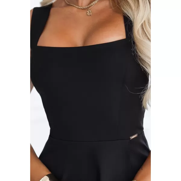  Dámske šaty NUMOCO 633-8 ČIERNA 