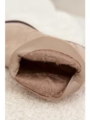 Dámske členkové topánky BOTO 6338 BEIGE