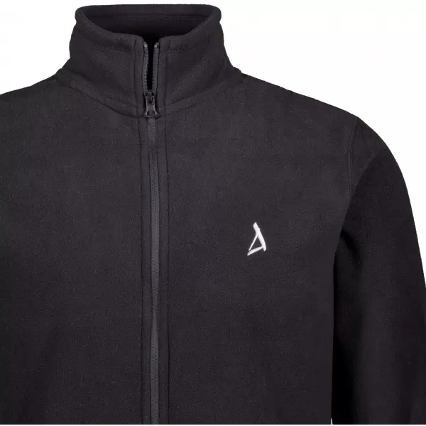 Pánska fleece mikina ALTISPORT ALM002852 ČIERNOSTRIEBORNÁ 
